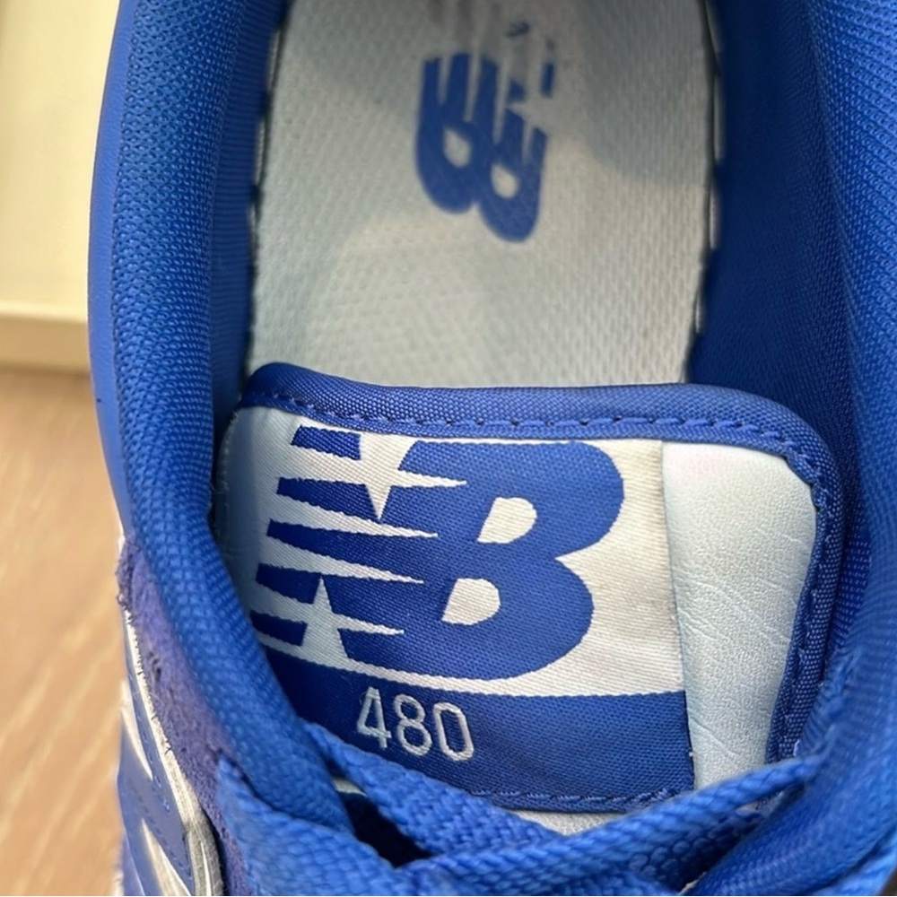 🔵🔵 New Balance 480 Cobalt Blue 🔵🔵 - Picture 2 of 6